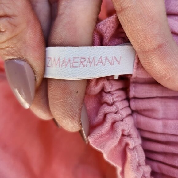 Zimmermann Poppy Cotton Voile Shorts - Picture 5 of 7